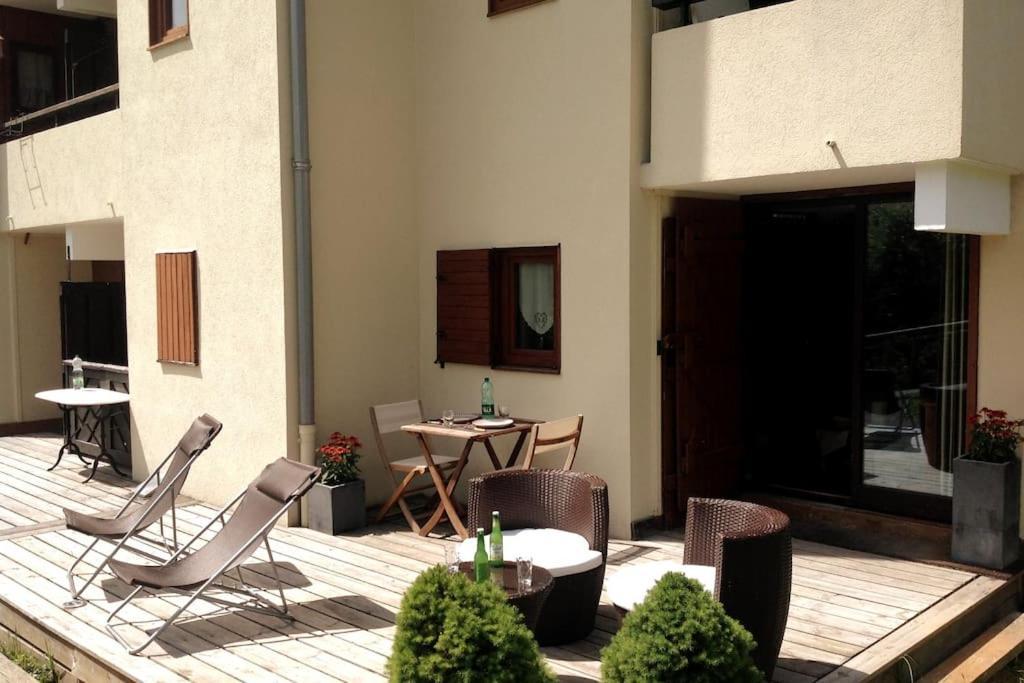 Appartement La Clusaz Avec Terrasse Sur Les Pistes De Ski マニグード エクステリア 写真