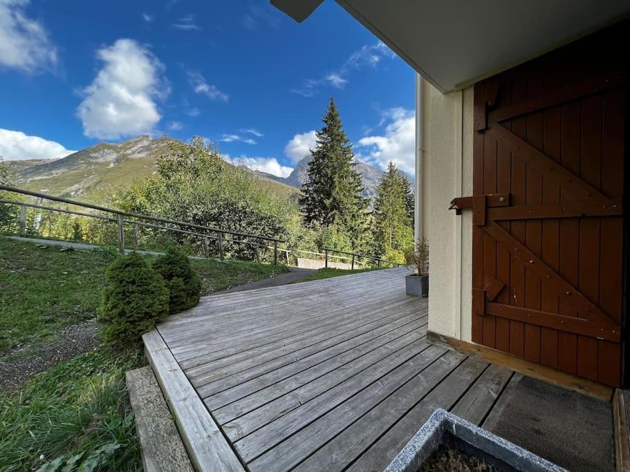 Appartement La Clusaz Avec Terrasse Sur Les Pistes De Ski マニグード エクステリア 写真